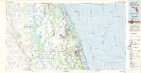 1981 Map of Vero Beach, 1982 Print