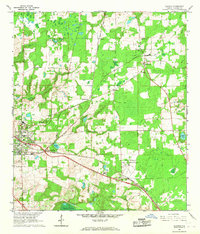 Download a high-resolution, GPS-compatible USGS topo map for Alachua, FL (1967 edition)
