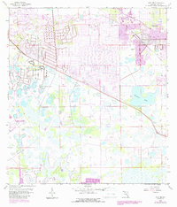 Download a high-resolution, GPS-compatible USGS topo map for Alva SW, FL (1987 edition)
