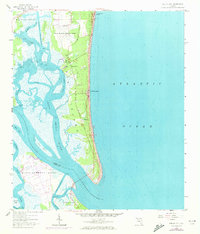 Download a high-resolution, GPS-compatible USGS topo map for Amelia City, FL (1972 edition)
