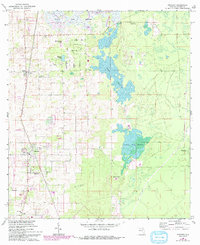 Download a high-resolution, GPS-compatible USGS topo map for Anthony, FL (1993 edition)