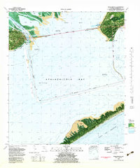 Download a high-resolution, GPS-compatible USGS topo map for Apalachicola, FL (1983 edition)