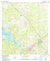 Download a high-resolution, GPS-compatible USGS topo map for Archer, FL (1993 edition)