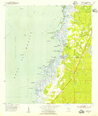 1954 Map of Aripeka, 1955 Print
