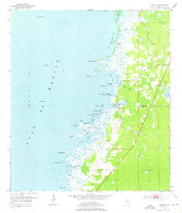 1954 Map of Aripeka, 1976 Print