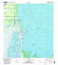 preview thumbnail of historical topo map of Miami-Dade County, FL in 1997