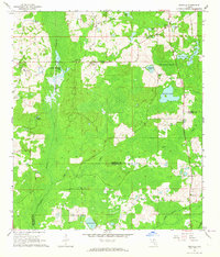 preview thumbnail of historical topo map of Jefferson County, FL in 1962