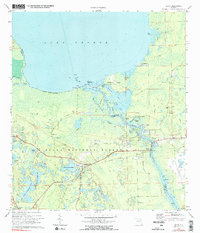 Download a high-resolution, GPS-compatible USGS topo map for Astor, FL (1990 edition)