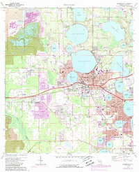 Download a high-resolution, GPS-compatible USGS topo map for Auburndale, FL (1988 edition)