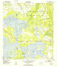 1950 Map of Aurantia, 1952 Print