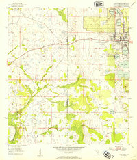 1953 Map of Avon Park, 1954 Print