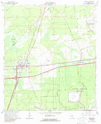 Download a high-resolution, GPS-compatible USGS topo map for Baldwin, FL (1989 edition)