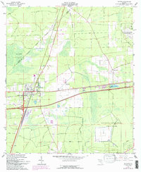 Download a high-resolution, GPS-compatible USGS topo map for Baldwin, FL (1992 edition)