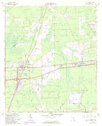 1964 Map of Baldwin, 1992 Print