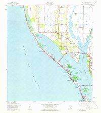 1943 Map of Bay Pines, 1961 Print