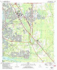 Download a high-resolution, GPS-compatible USGS topo map for Bayard, FL (1993 edition)