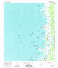 1954 Map of Bayport, 1990 Print