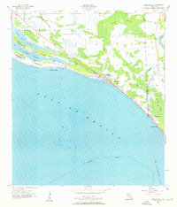 preview thumbnail of historical topo map of Bay County, FL in 1956