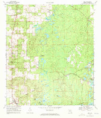 preview thumbnail of historical topo map of Bell, FL in 1968