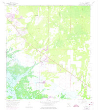 1958 Map of Belle Meade, 1974 Print