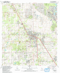 Download a high-resolution, GPS-compatible USGS topo map for Belleview, FL (1991 edition)