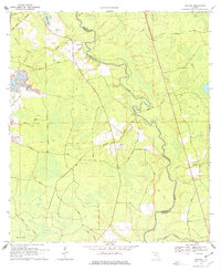 Download a high-resolution, GPS-compatible USGS topo map for Benton, FL (1977 edition)