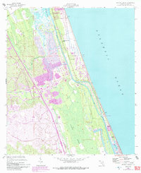 1956 Map of Beverly Beach, 1992 Print