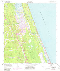 1956 Map of Beverly Beach, 1981 Print