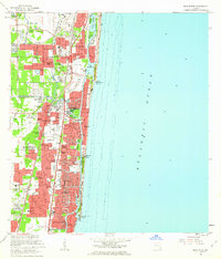 preview thumbnail of historical topo map of Boca Raton, FL in 1962