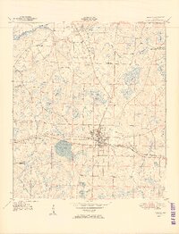 1951 Map of Bonifay