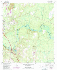 Download a high-resolution, GPS-compatible USGS topo map for Boulogne, FL (1987 edition)