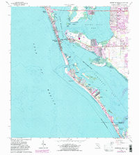 preview thumbnail of historical topo map of Bradenton Beach, FL in 1964