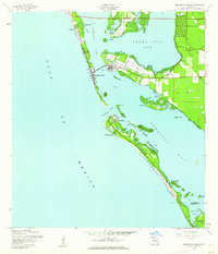 1944 Map of Bradenton Beach, 1961 Print