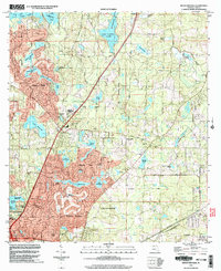 Download a high-resolution, GPS-compatible USGS topo map for Bradfordville, FL (2004 edition)
