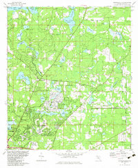 Download a high-resolution, GPS-compatible USGS topo map for Bradfordville, FL (1983 edition)