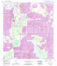 Download a high-resolution, GPS-compatible USGS topo map for Bradley Junction, FL (1987 edition)
