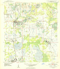 Download a high-resolution, GPS-compatible USGS topo map for Bradley Junction, FL (1950 edition)