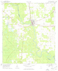 1968 Map of Gilchrist County, FL, 1977 Print