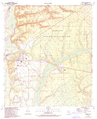 Download a high-resolution, GPS-compatible USGS topo map for Bristol, FL (1990 edition)