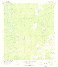 preview thumbnail of historical topo map of Levy County, FL in 1955