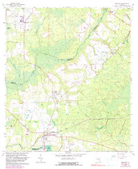 Download a high-resolution, GPS-compatible USGS topo map for Brooker, FL (1990 edition)