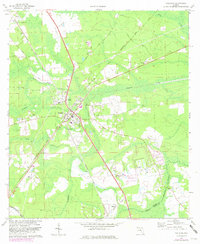 Download a high-resolution, GPS-compatible USGS topo map for Callahan, FL (1981 edition)
