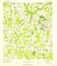 1952 Map of Campbellton, 1953 Print