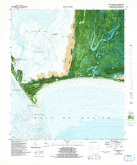 preview thumbnail of historical topo map of Gulf County, FL in 1982