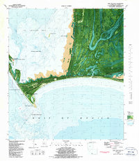 Download a high-resolution, GPS-compatible USGS topo map for Cape San Blas, FL (1988 edition)