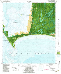 preview thumbnail of historical topo map of Gulf County, FL in 1982