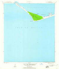 Download a high-resolution, GPS-compatible USGS topo map for Cape St George, FL (1960 edition)