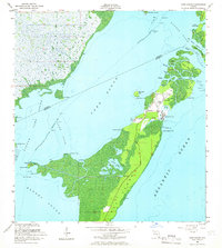Download a high-resolution, GPS-compatible USGS topo map for Card Sound, FL (1965 edition)
