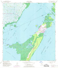 Download a high-resolution, GPS-compatible USGS topo map for Card Sound, FL (1970 edition)
