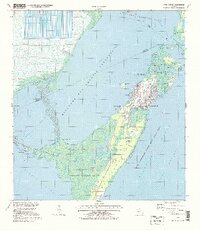 preview thumbnail of historical topo map of Monroe County, FL in 1994